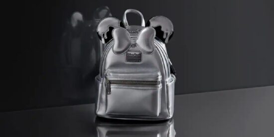 Disney100 Platinum Celebration Minnie Mouse Loungefly Mini Backpack