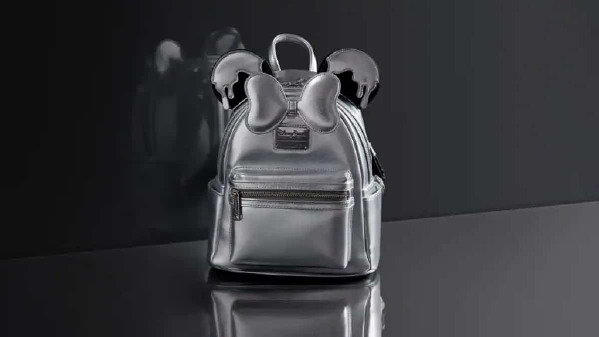 Disney100 Platinum Celebration Minnie Mouse Loungefly Mini Backpack