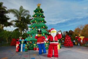 Leo tree, santa, and elf