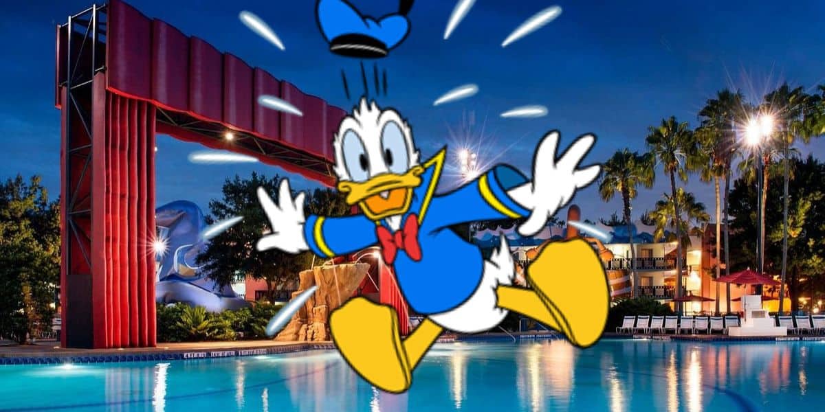 Donald at the Resort