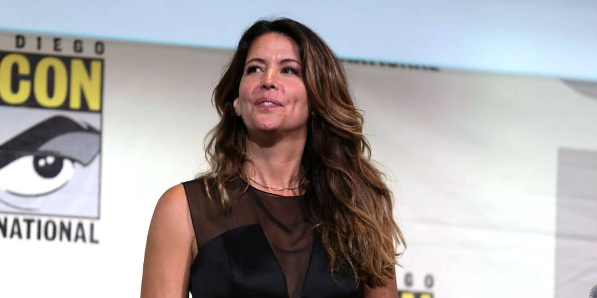 Patty Jenkins speaking at the 2016 San Diego Comic Con International, for "Warner Bros. Pictures", at the San Diego Convention Center in San Diego, California. Credit: Gage Skidmore