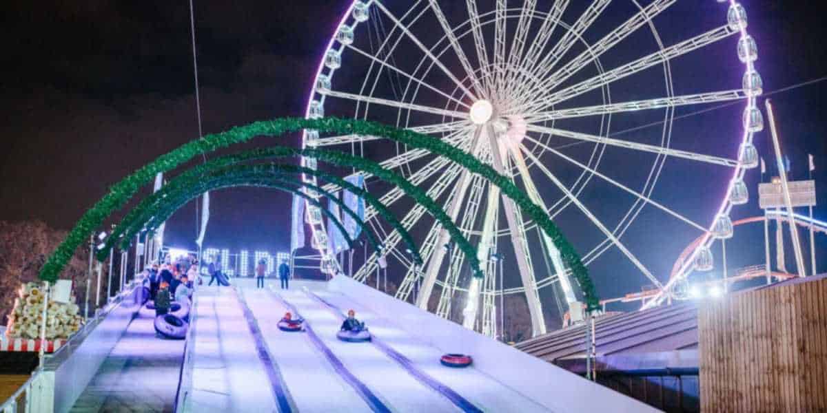 Ice Slide at Hyde Park Winter Wonderland