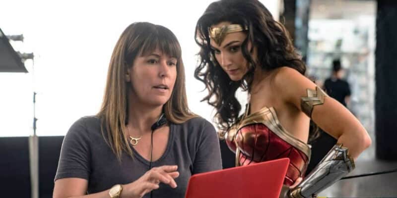 Gal Gadot (right) with Patty Jenkins (left)