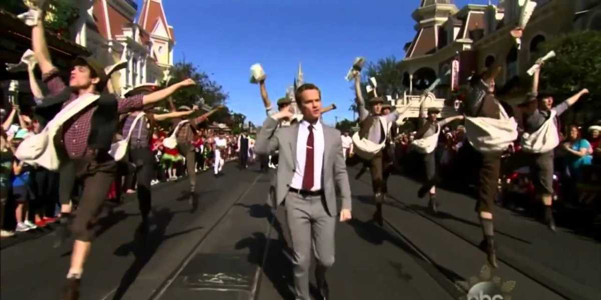 Neil Patrick Harris at Disney Christmas Parade