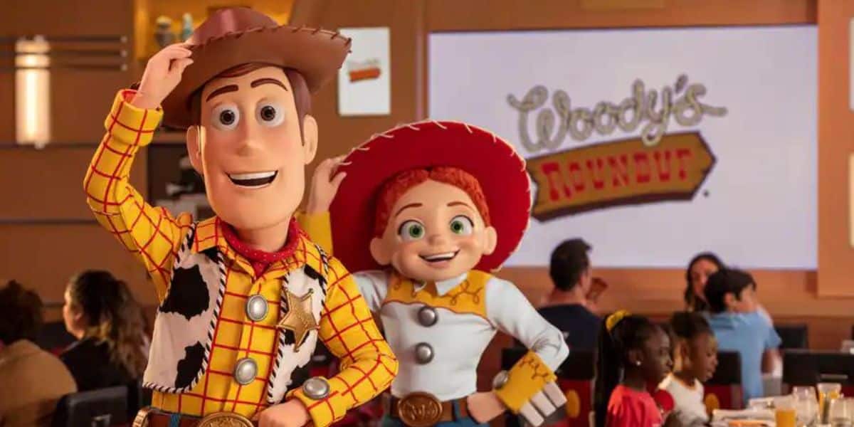pixar day at sea toy story character breakfast with woody and jessie