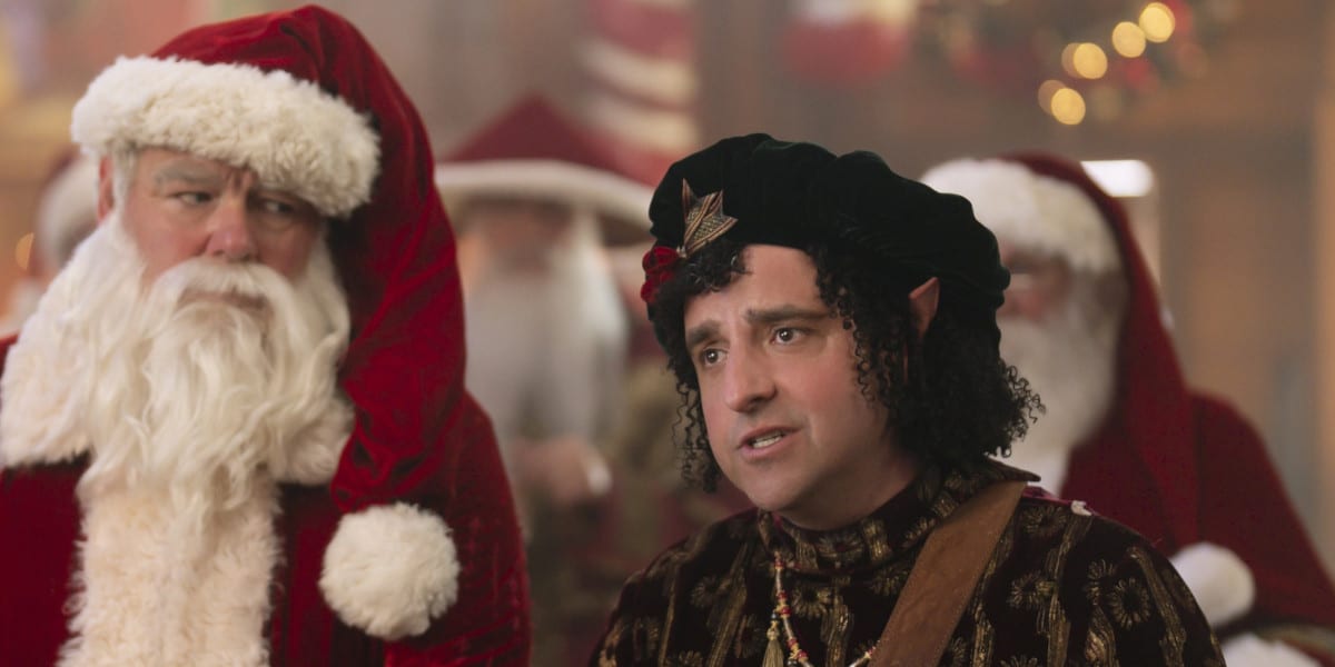 Jim O'Heir and David Krumholtz as Santa and Bernard in 'The Santa Clauses'