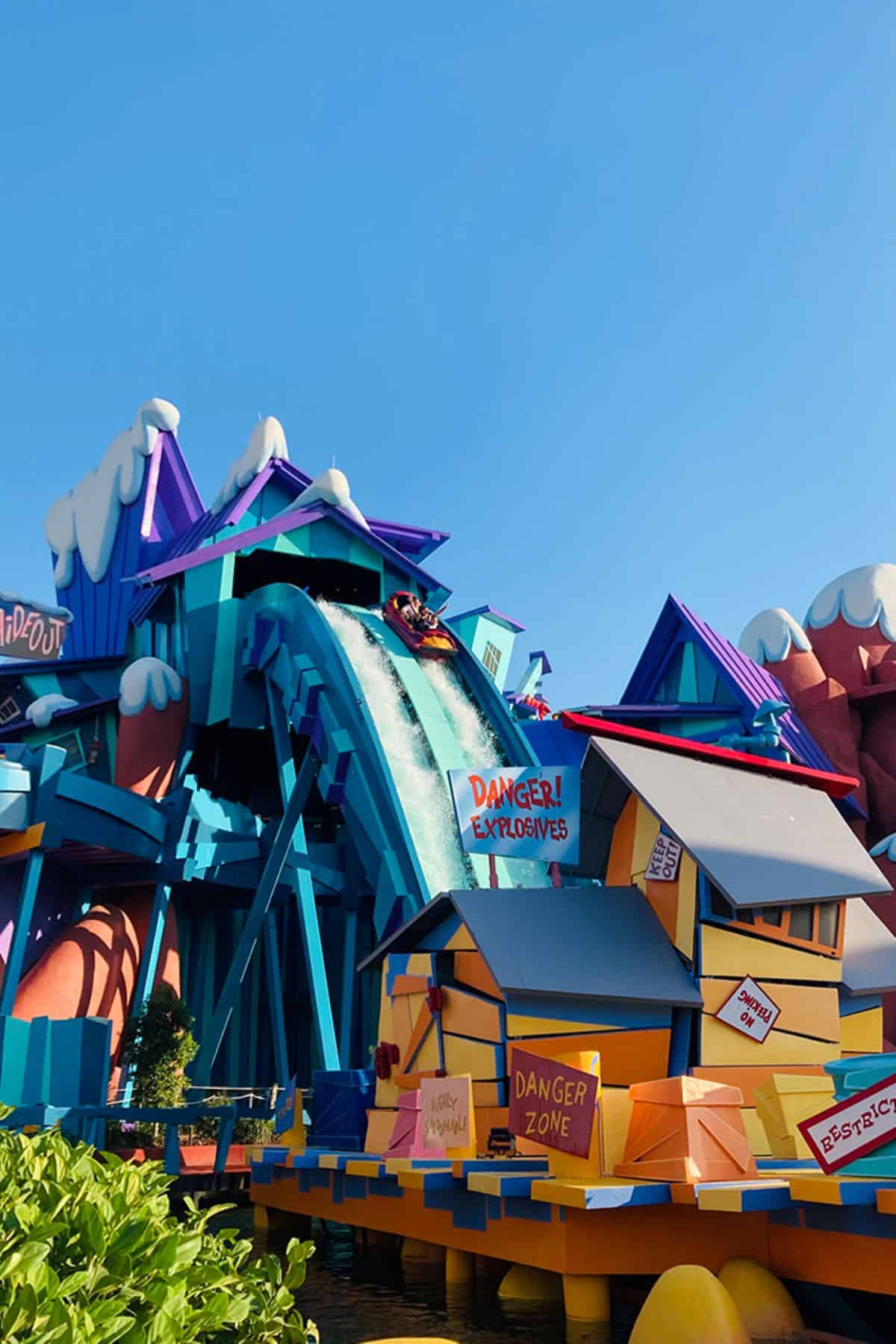 Dudley Do Right's Ripsaw Falls attraction at Universal Orlando Resort
