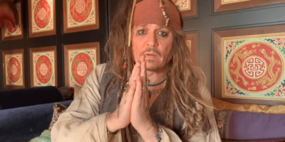 Johnny Depp as Jack Sparrow on YouTube
