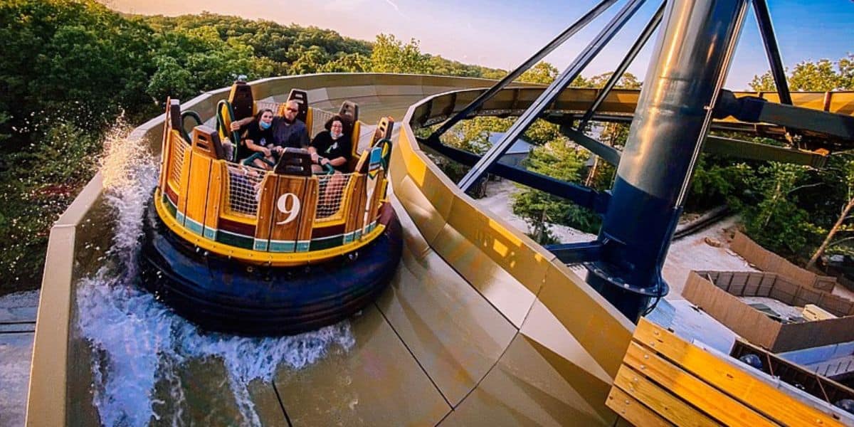 Water ride at Silver Dollar City