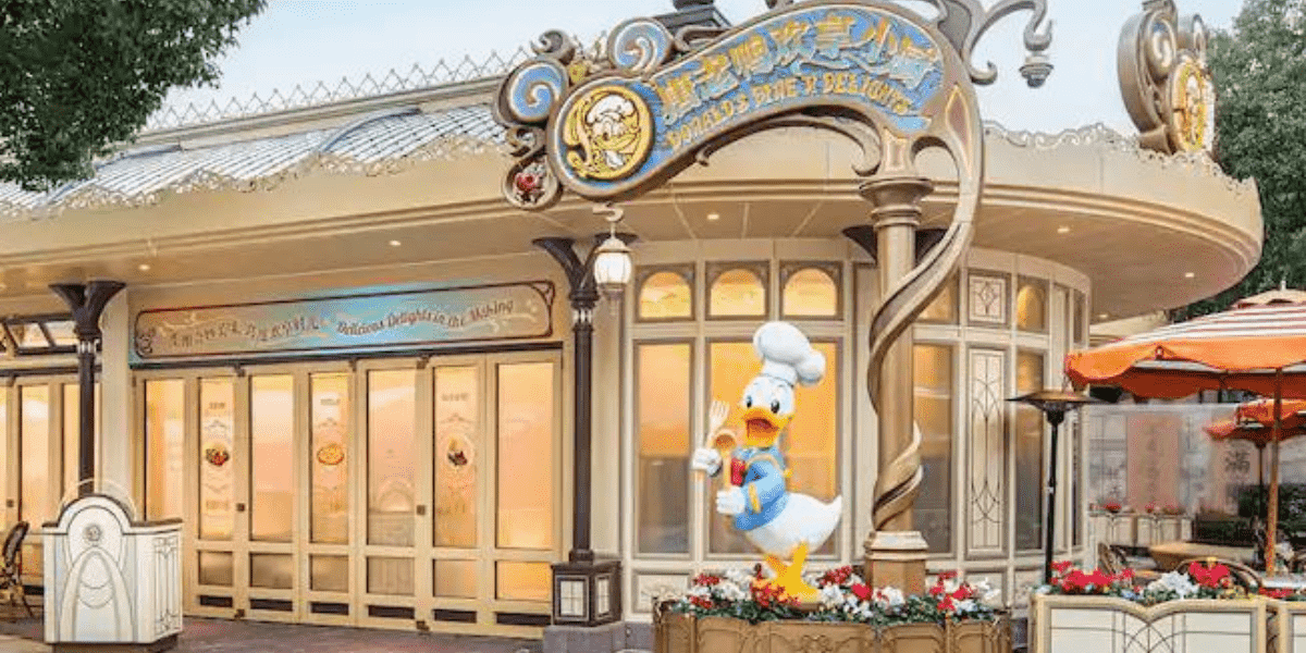 Facade for Donald’s Dine ‘n Delights, new location at Shanghai Disney Resort