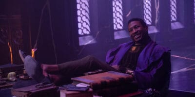 He Who Remains (Jonathan Majors) in Marvel Studios' LOKI, exclusively on Disney+. Photo by Chuck Zlotnick. ©Marvel Studios 2021. All Rights Reserved.