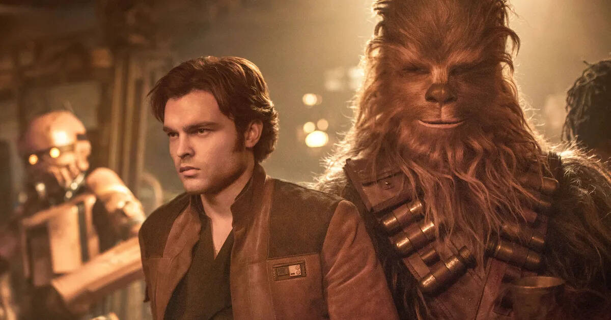 Han Solo with Chewbacca