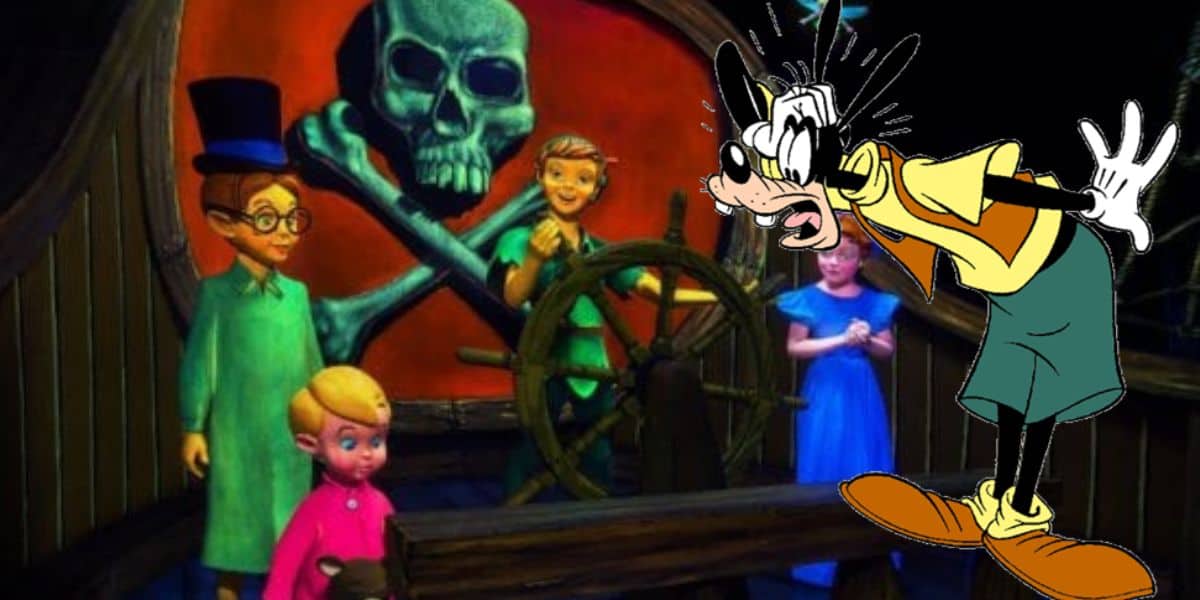 Goofy Shocked at Peter Pan