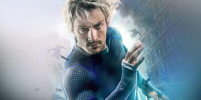 Pietro Maximoff / Quicksilver running in Avengers: Age of Ultron
