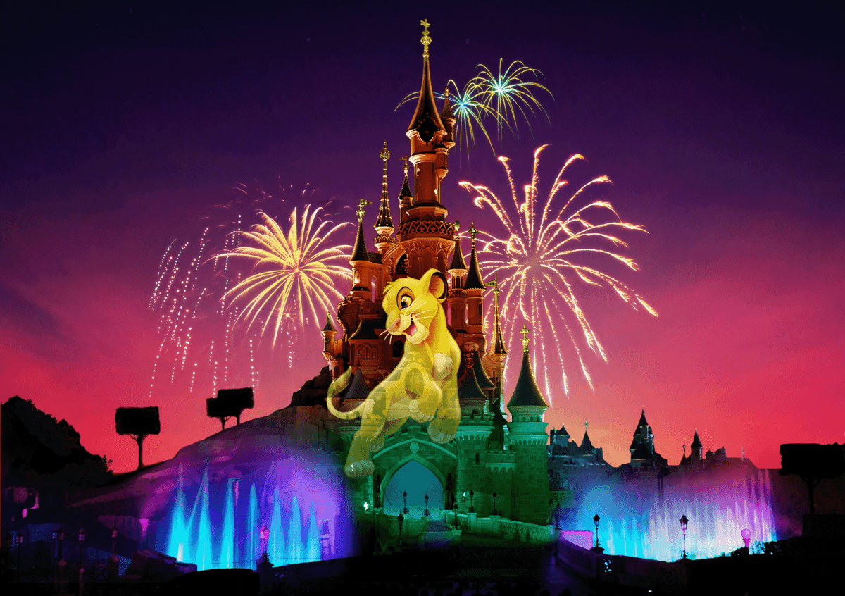 Simba from The Lion King 1994 featured in Disney Dreams! nighttime show returning to Disneyland Paris