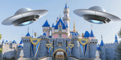 UFOs over Disneyland Resort