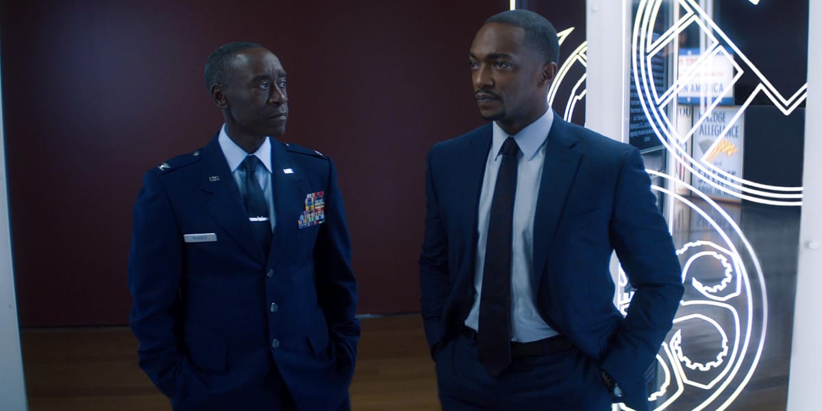 Don Cheadle and Anthony Mackie in 'Falcon and the Winter Soldier'