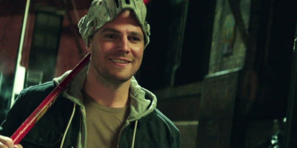 Stephen Amell as Casey Jones in Teenage Mutant Ninja Turtles: Out of the Shadows