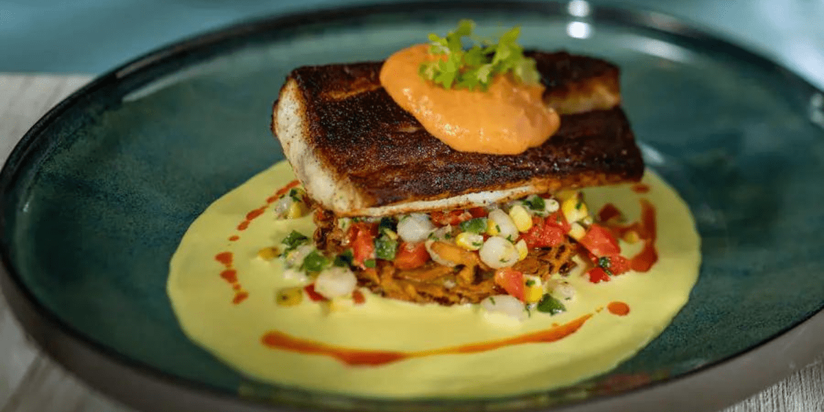 A fish entree from Narcoossee's.