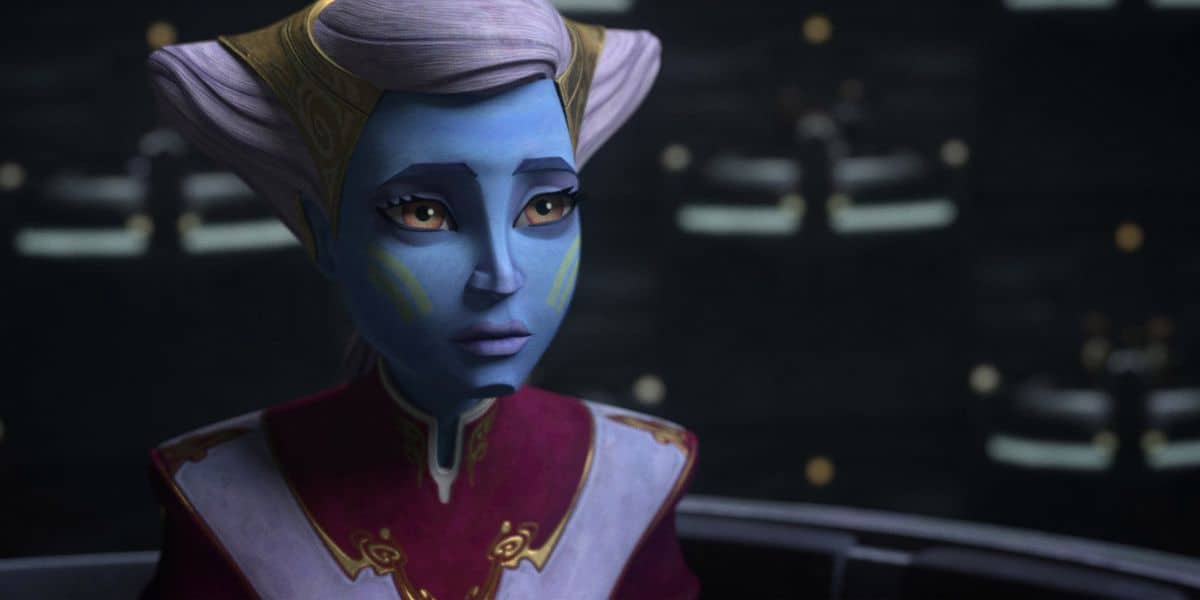 Senator Chuchi (Jennifer Hale) in 'Star Wars: The Bad Batch' (2021) episode "The Clone Conspiracy". Credit: Lucasfilm