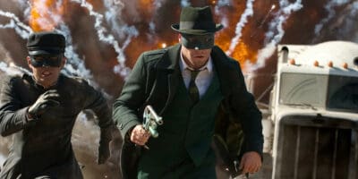 Jay Chou and Seth Rogen in The Green Hornet