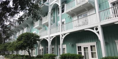 Disney's Beach Club Villas's exterior.