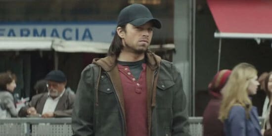 Sebastian Stan as an undercover Bucky Barnes