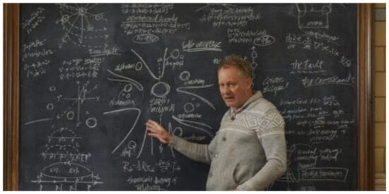 Marvel's Multiverse written on a chalkboard