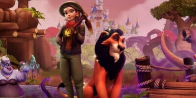 Scar and the player character standing center with Ursula to the side