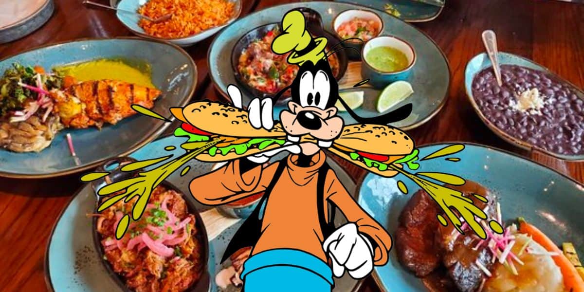 Goofy with Hacienda Food