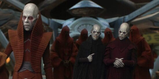 Pau'ans going to meet Obi-Wan Kenobi in Revenge of the Sith