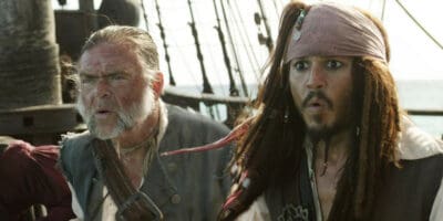 gibbs (left) and jack sparrow (right) in pirates of the caribbean