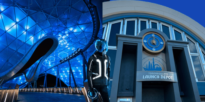 Tron Lightcycle Run Rollercoaster - Tomorrowland Launch Depot - Magic Kingdom