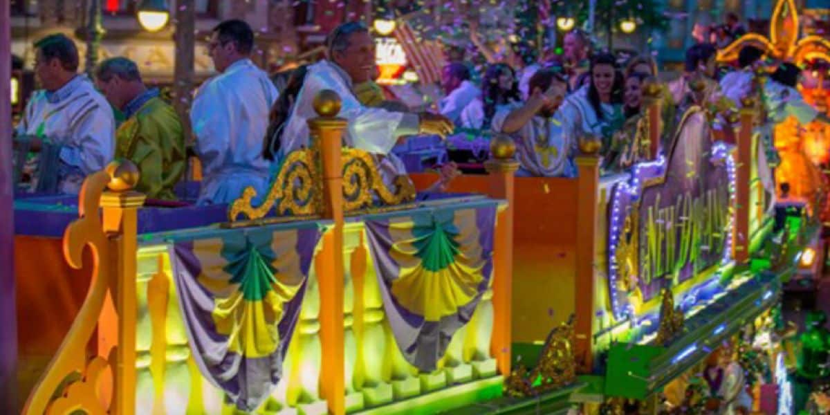 Universal Mardi Gras Parade Float