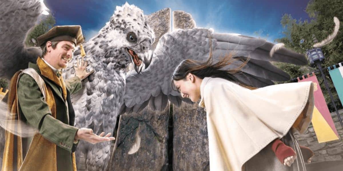 Hippogriff Magical Lessons at The Wizarding World of Harry Potter in Universal Studios Japan