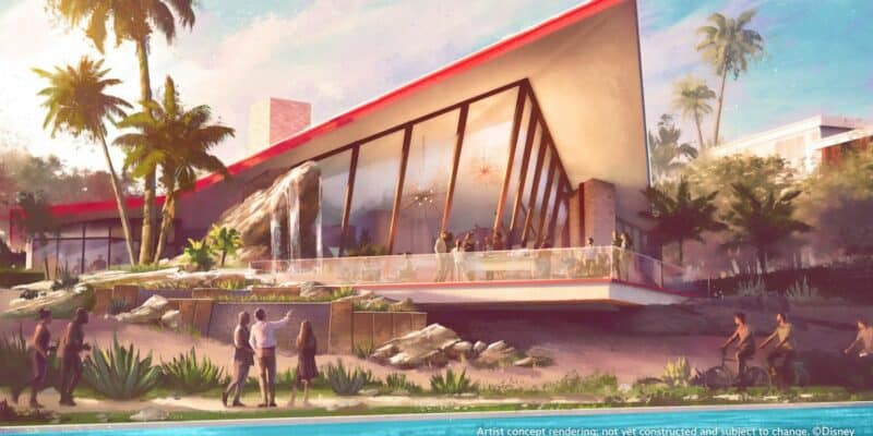 Concept art for the Cotino Storyliving by Disney community, Parr House inspired by The Incredibles