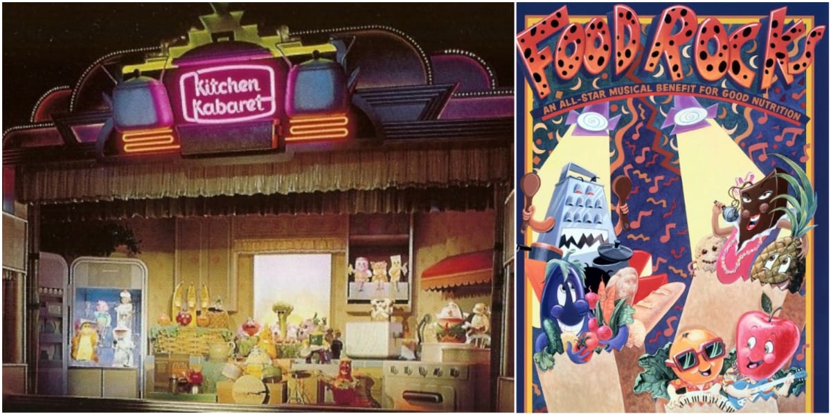 Kitchen Kabaret Stage, Food Rocks poster Disney