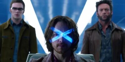 Charles Xavier with Beast and Wolverine in X-Men: Days of Future Past