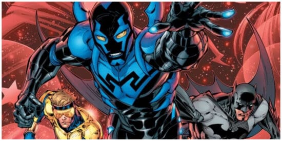 blue beetle, batman, booster gold DC comics