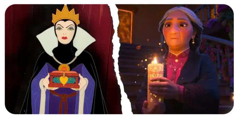 Worst Disney Mothers. Queen Grimhilde on the left, Alma on the right