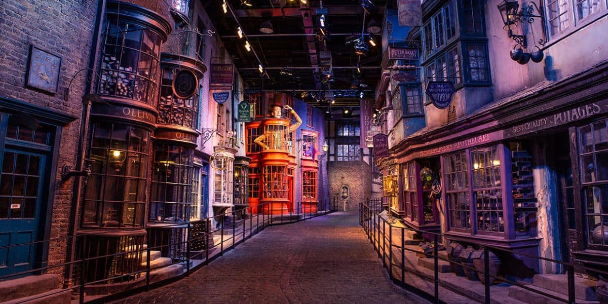 A recreation of Diagon Alley