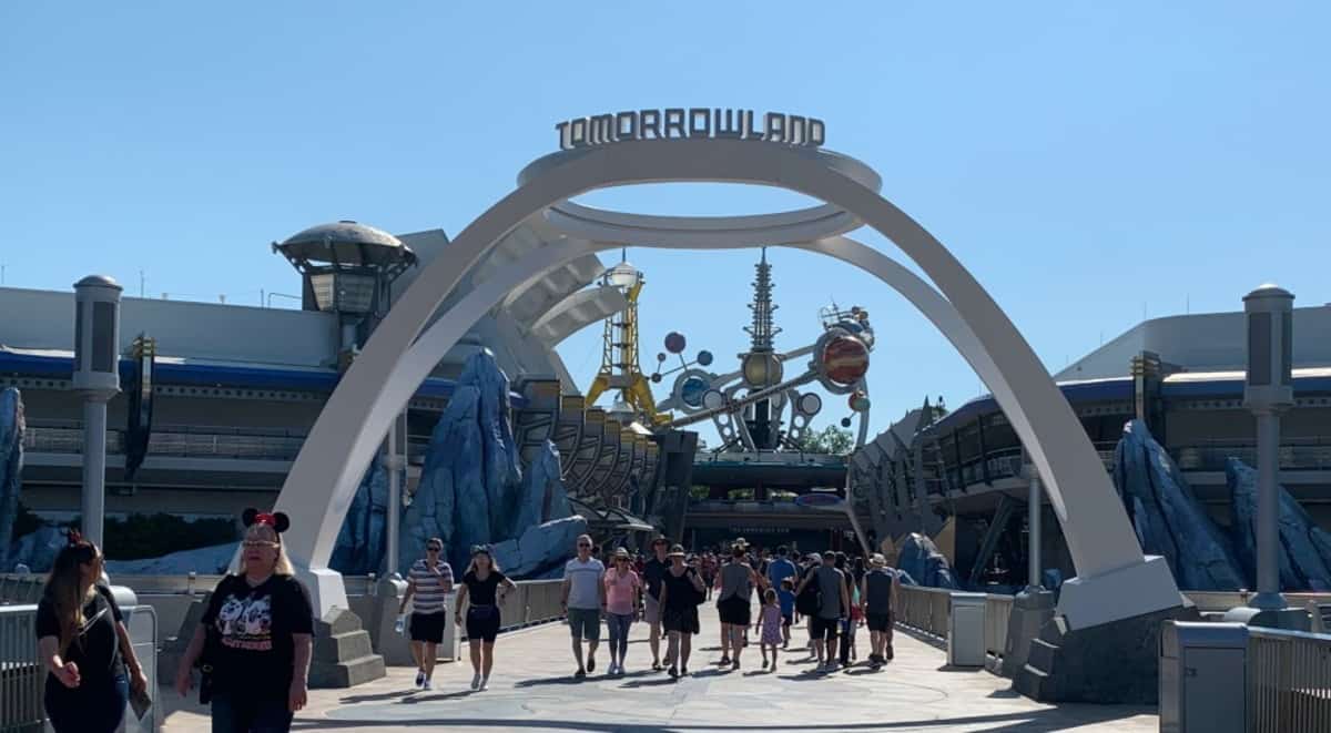 Tomorrowland at Magic Kingdom Disney World Orlando