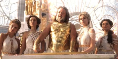 Russell Crowe as Zeus in Thor:Love and Thunder