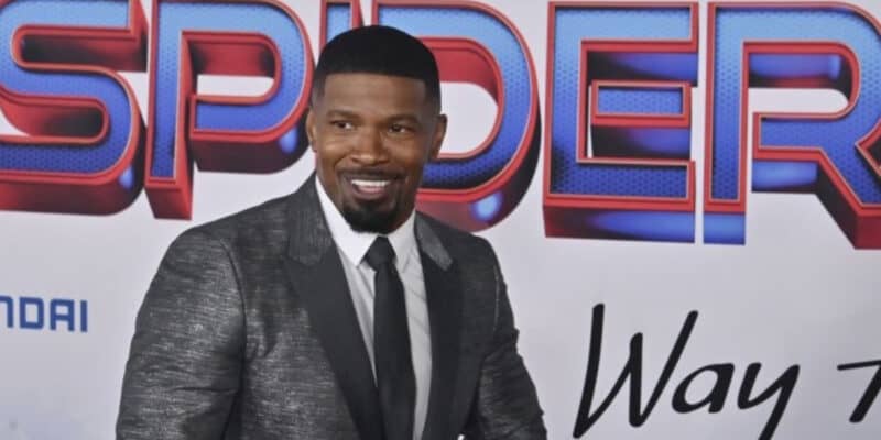 Jamie Foxx at the Spider-Man: No Way Home premiere