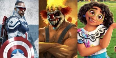 Anthony Mackie as Captain America, Sweet Tooth from Twisted Metal, Mirabel Madrigal from Encanto