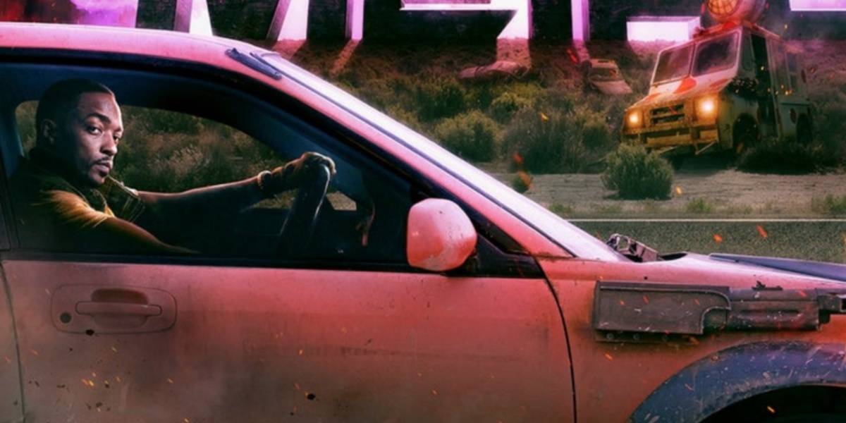 Anthony Mackie on the poster for Twisted Metal