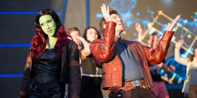 Gamora and Star-Lord at Disneyland Paris