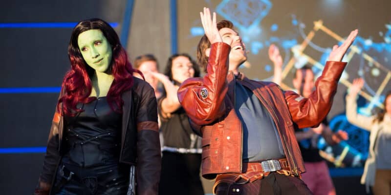 Gamora and Star-Lord at Disneyland Paris