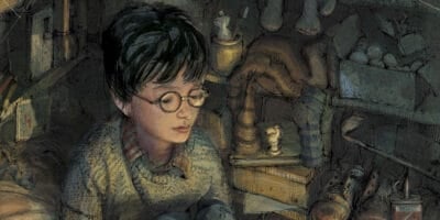 Harry Potter in his Cupboard