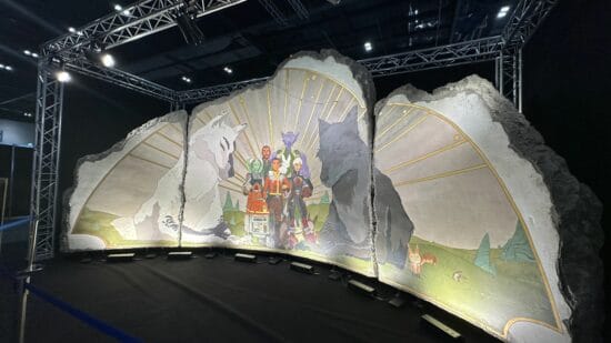 The 'Star Wars: Rebels' mural on the Star Wars Celebration Europe 2023 show floor. Credit: Inside The Magic